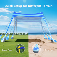 2PM SPORTS spacious 10x10 ft shelter for group events.