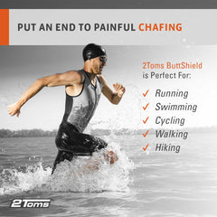2Toms ButtShield all-day protection remains effective during rides and workouts.