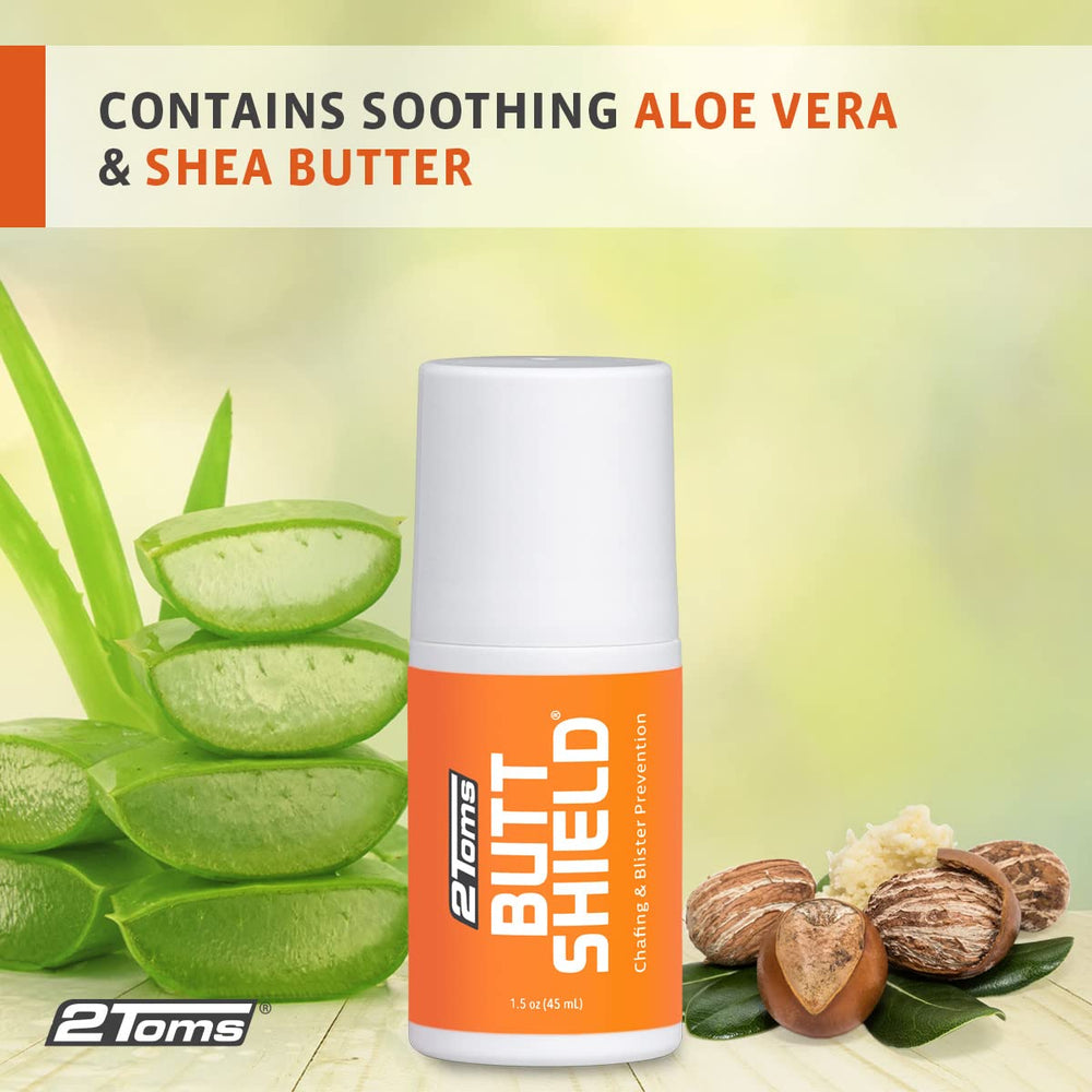 2Toms ButtShield packaging highlights USA-made quality and trusted formula.
