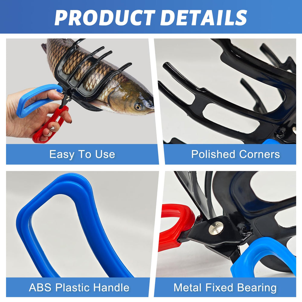 Ergonomic grip handles on the fish gripper
