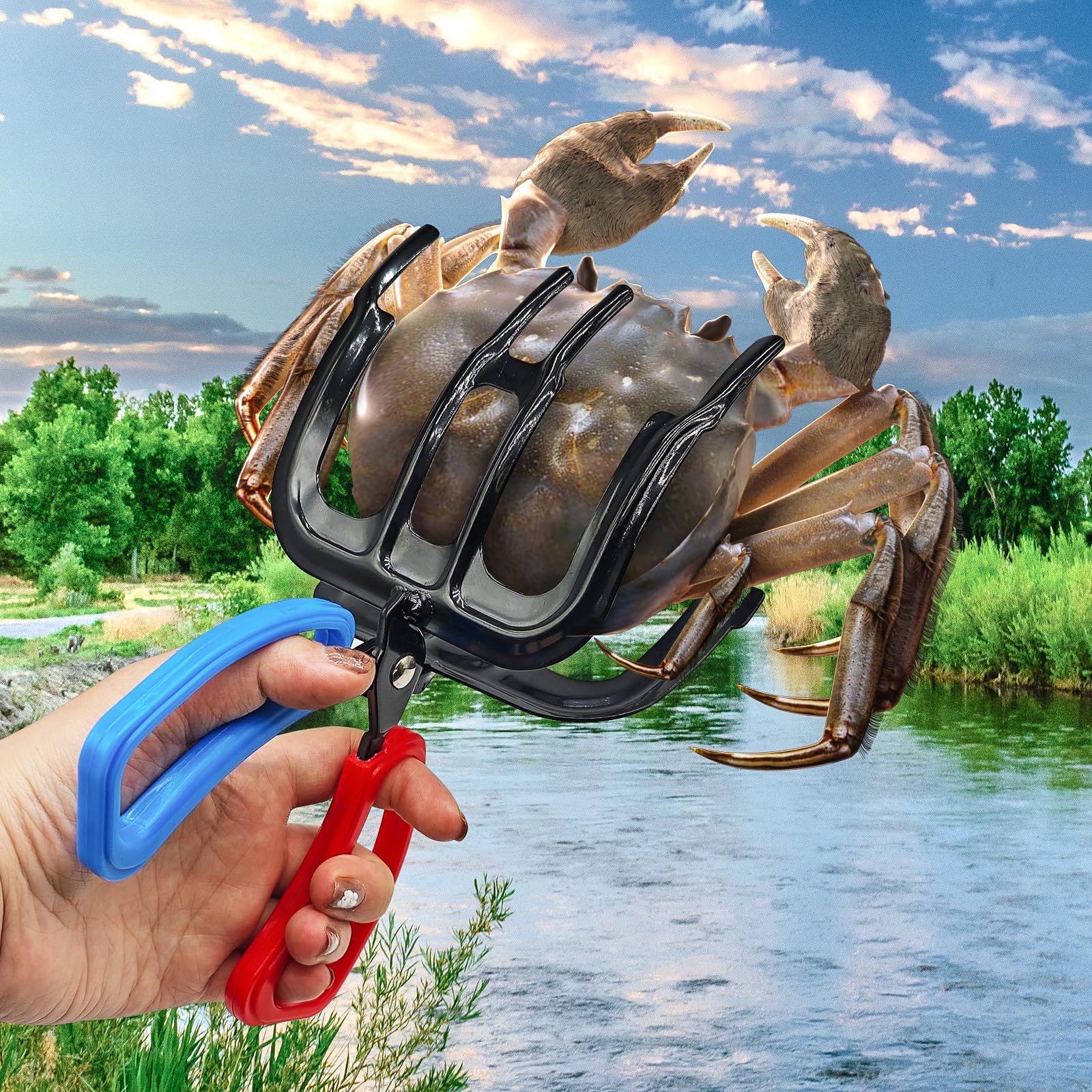 Packaging and contents of Mirfane upgraded fish gripper