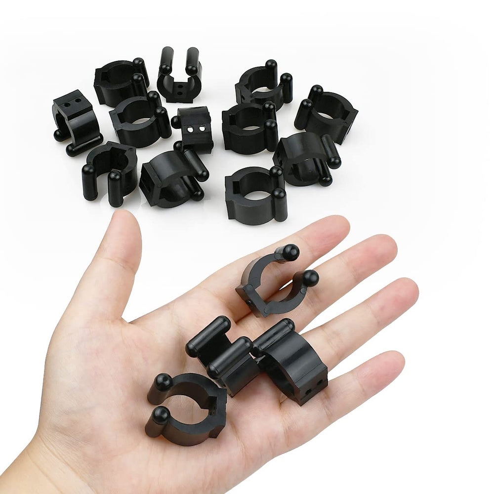 Billiards cue clip with two pre drilled screw holes
