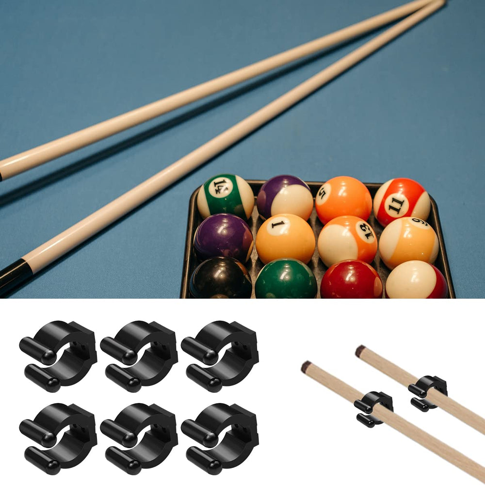 Replacement clips for cue racks on billiard clubs