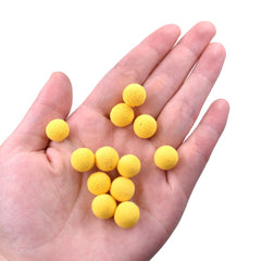 12mm egg-based carp bait boilies in Yellow-Sweet Corn flavor