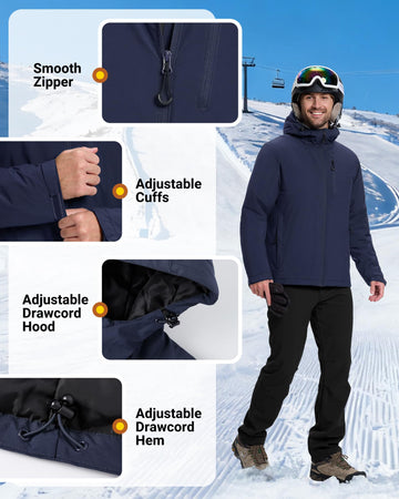 33000ft four-pocket detail front shot promotes secure storage during outdoor activities