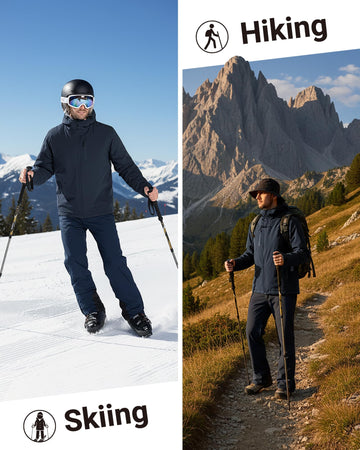 33,000ft lightweight insulated coat balances warmth with mobility.