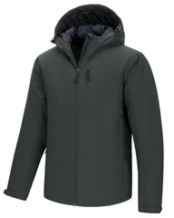 33,000ft mens warm winter jacket hooded keeps you dry in light rain and cold days.