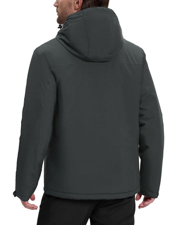 33,000ft water-resistant-breathable-shell shows rain- and snow-ready outer protection.