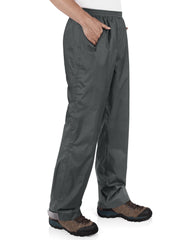33,000ft waterproof rain pants on trail show rugged outdoor protection.