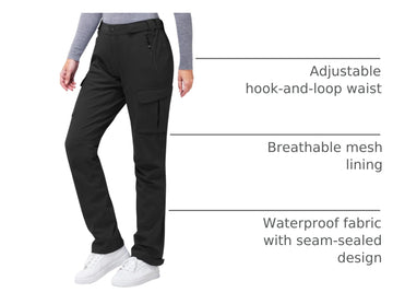 33,000ft women's rain pants mesh lining enhances breathable comfort during activity