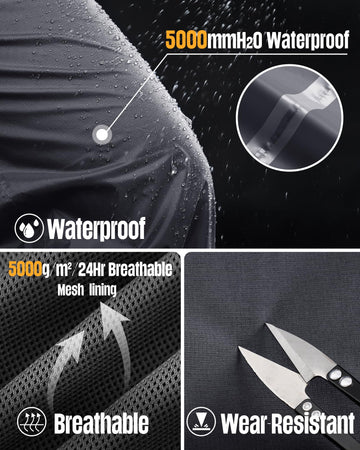 33,000ft rain pants waterproof sealed seams keep you dry