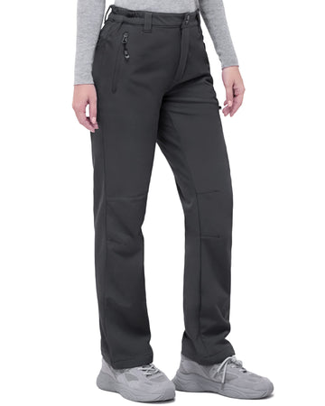 33,000ft womens waterproof hiking pants with fleece lining for warm, dry winter outings