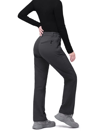 33,000ft womens windproof snow pants grey offering versatile warmth on cold days