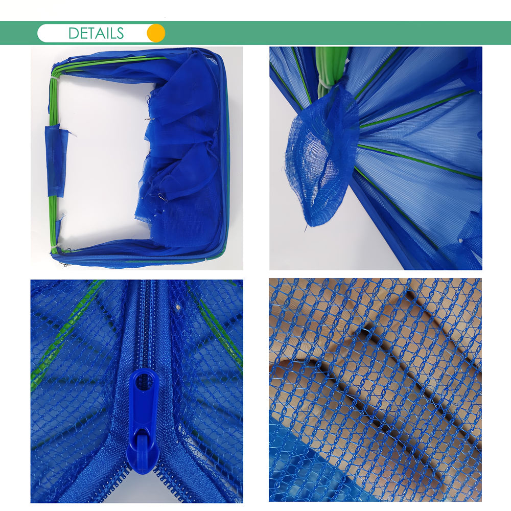 Lightweight foldable bait trap with 360° mesh