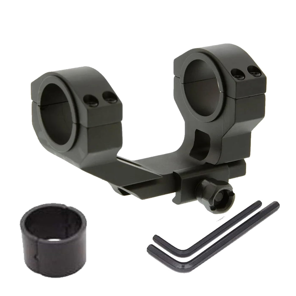 360 Tactical 30mm one-piece scope mount on Picatinny rail for alignment