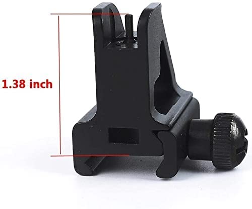 360 Tactical front sight with precise elevation adjustments for aiming fine-tuning.