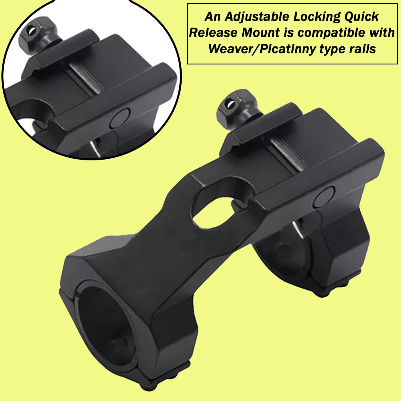 360 Tactical flat-top rail fitment ensuring secure optic mounting