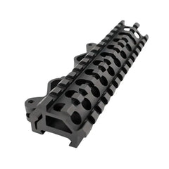 360 Tactical heavy-duty 90-degree Picatinny riser mount for rapid targeting.