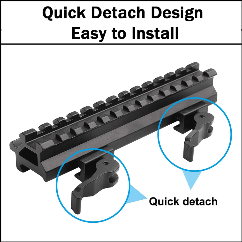 360 Tactical iron sight clearance design maintains backup sight access.