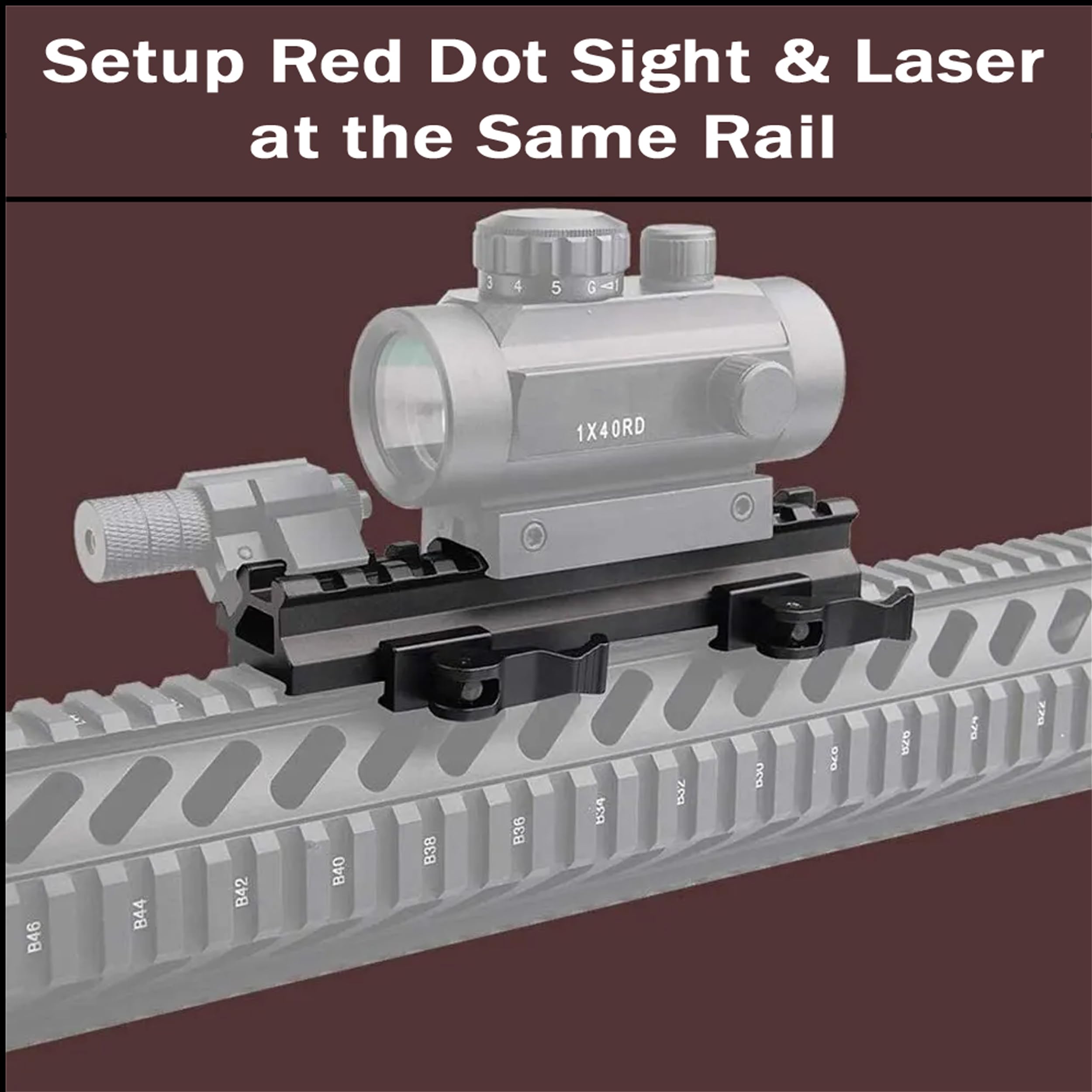 360 Tactical lightweight aluminum construction supports reliable mounting.