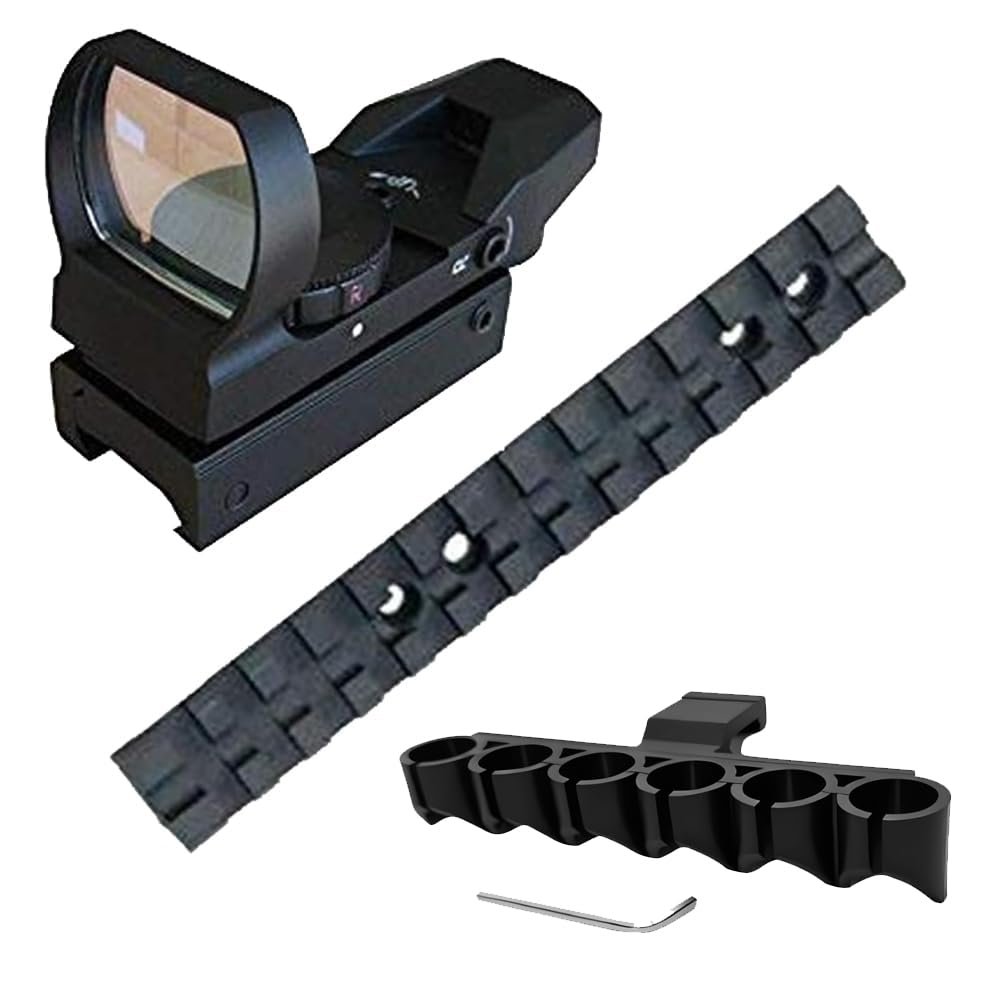 360 Tactical T4 reticle red dot reflex sight offers four reticle options for versatility.