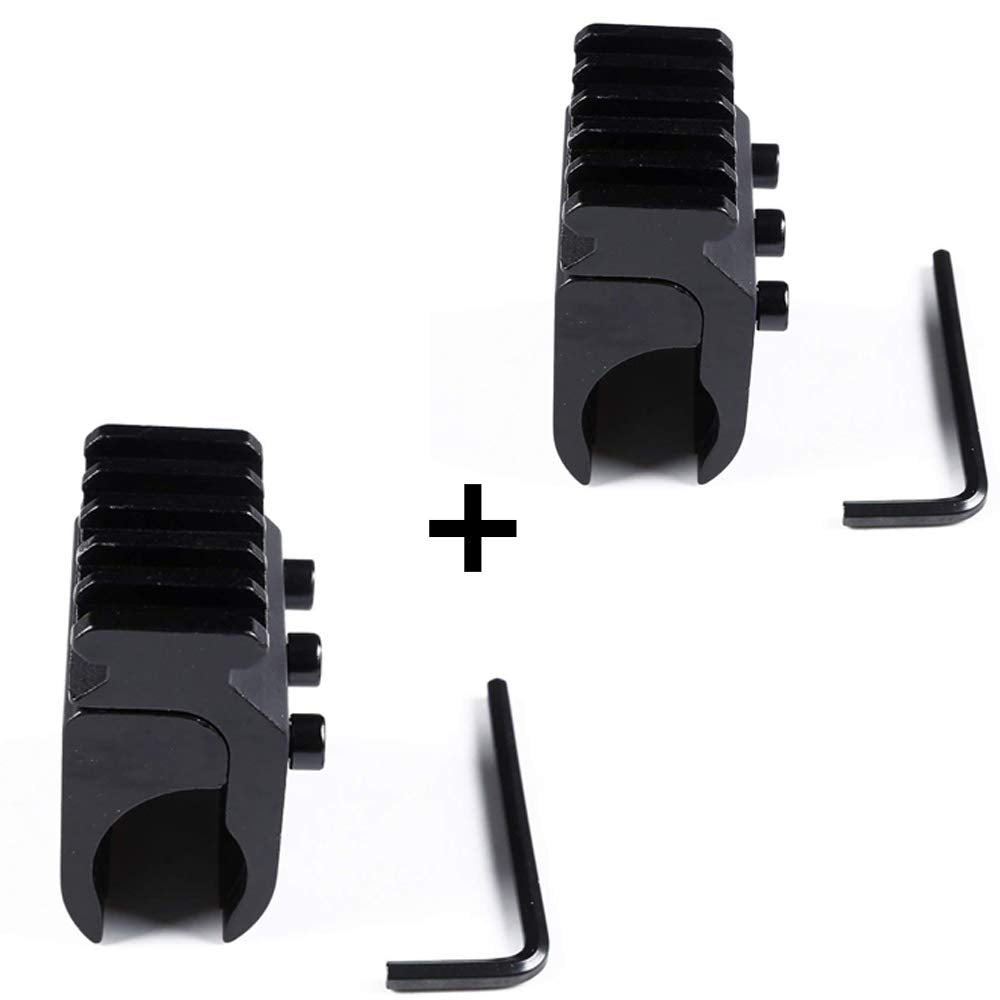 360 Tactical universal rail base installed on rifle demonstrates quick upgrade potential.