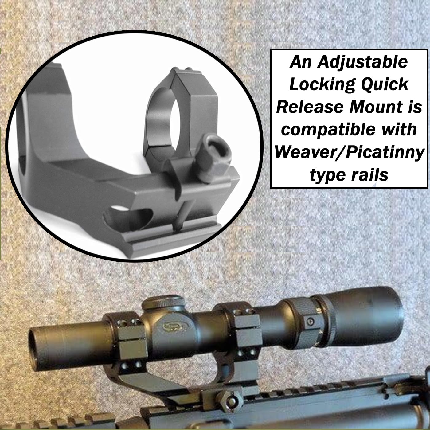 360 Tactical Weaver compatibility enables flexible rail options