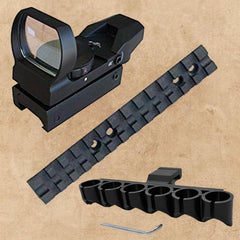 360 Tactical integrated Weaver-Picatinny rail base enables fast, secure weapon attachment.