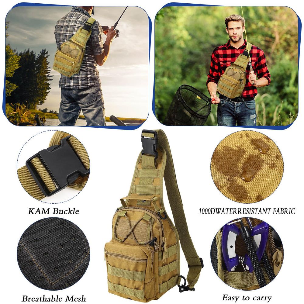Multi function chest bag with removable design and pockets