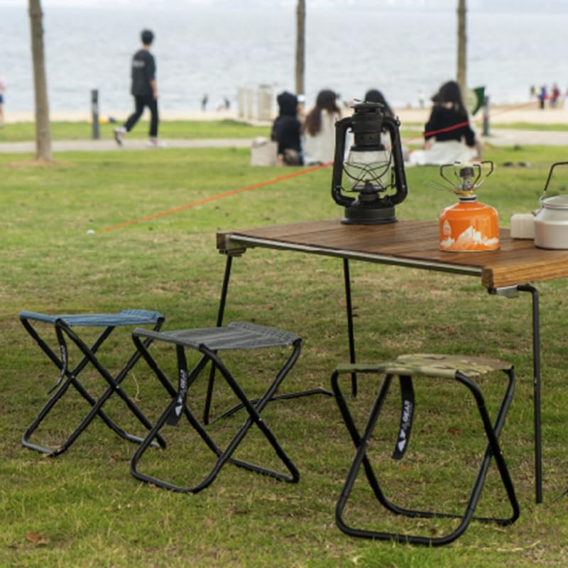 3F UL Gear camping stool folded with carry bag for easy transport