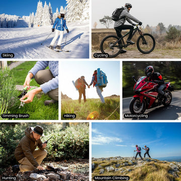 Drawstring-adjustable gaiters offering a one-size-fits-all fit