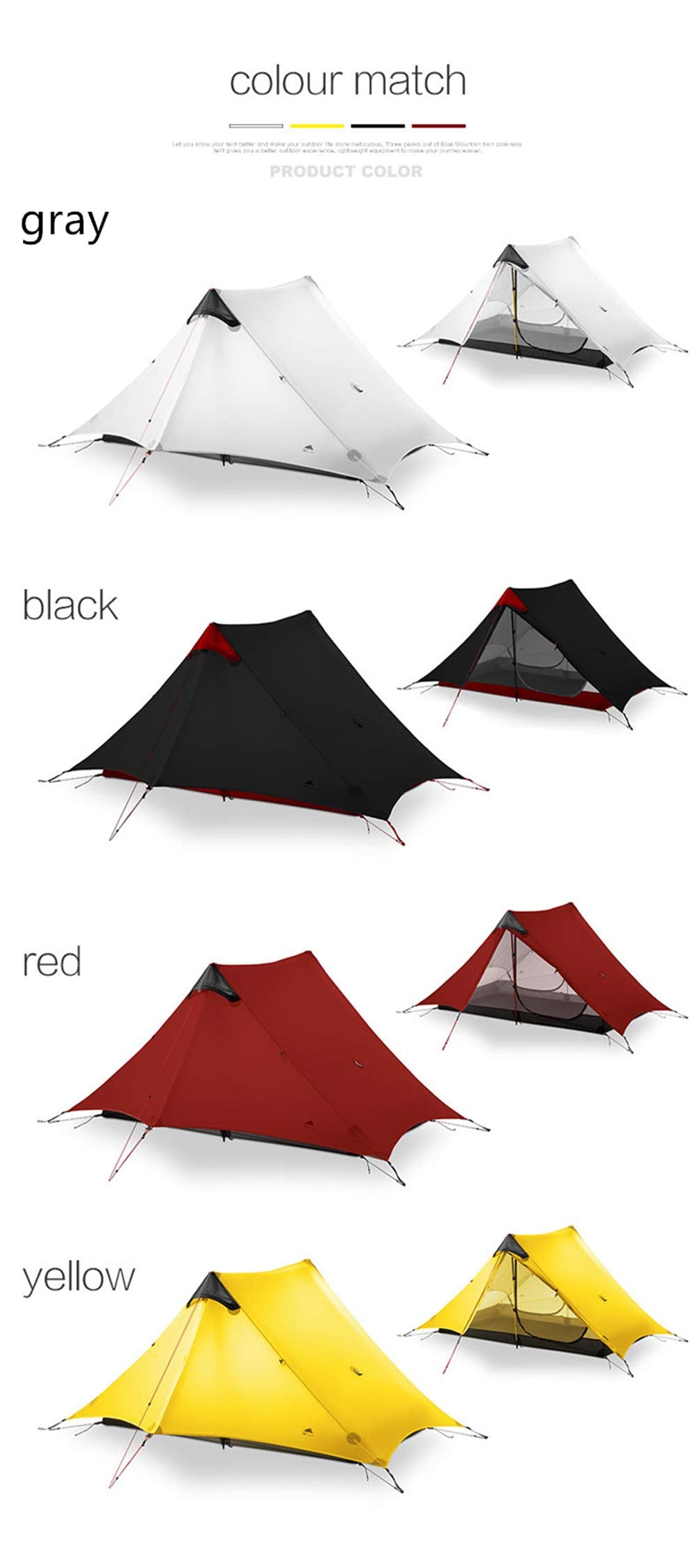 3F UL Gear Lanshan 2 bottom with high waterproof rating for reliable ground protection