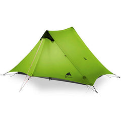 3F UL Gear Lanshan 2 front view shows compact two-person shelter ideal for quick camping setups