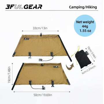 Reinforced Velcro and lace hooks secure the gaiters in place