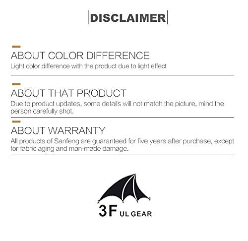 3F UL Gear TYVEK cover reduces damp exposure to your sleeping bag.