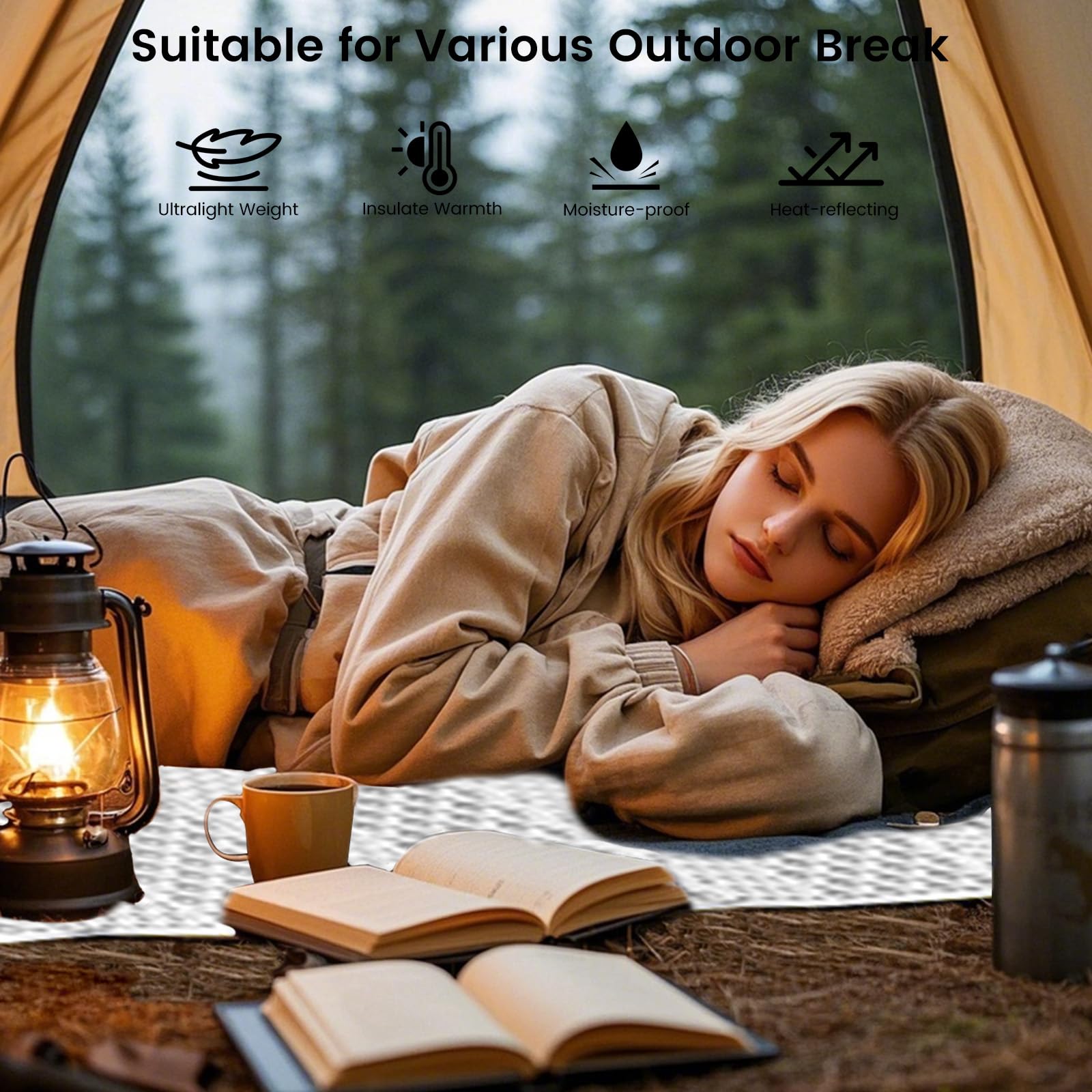 3FULGEAR tent-use sleeping pad keeps you dry inside the shelter