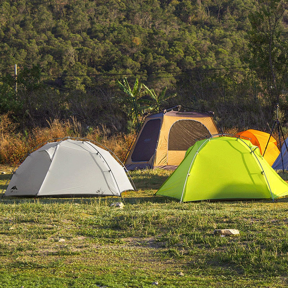 Seam-taped 15D nylon shell protects Tai Chi 2 tent from moisture