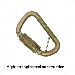 3M DBI-SALA Saflok 2000117 sturdy steel construction supports durable use.