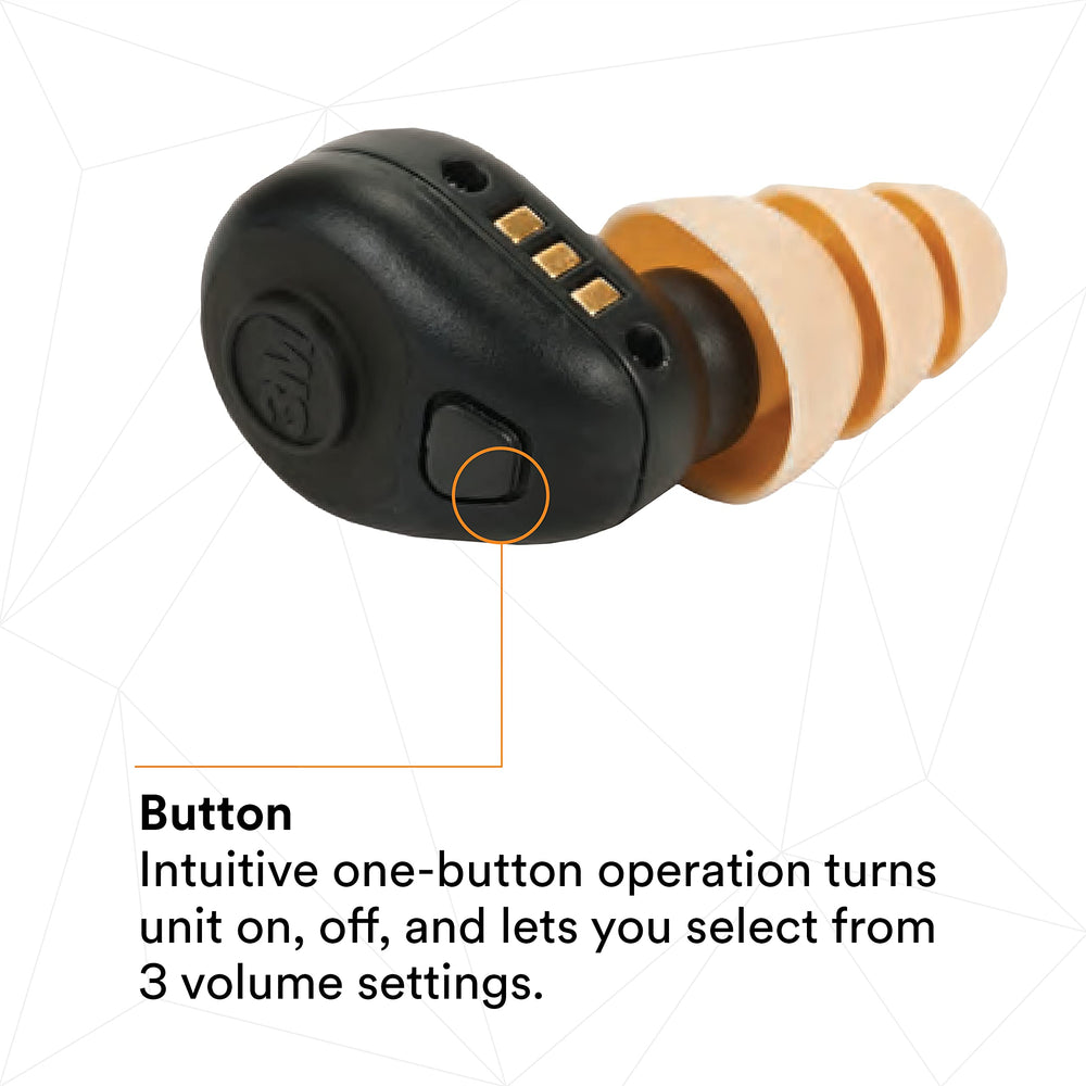 3M PELTOR TEP-200 Triple C ear tips ensure reliable sealing across tasks