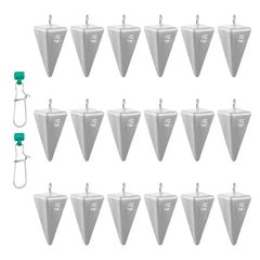 3oz pyramid sinkers set of 18 pieces