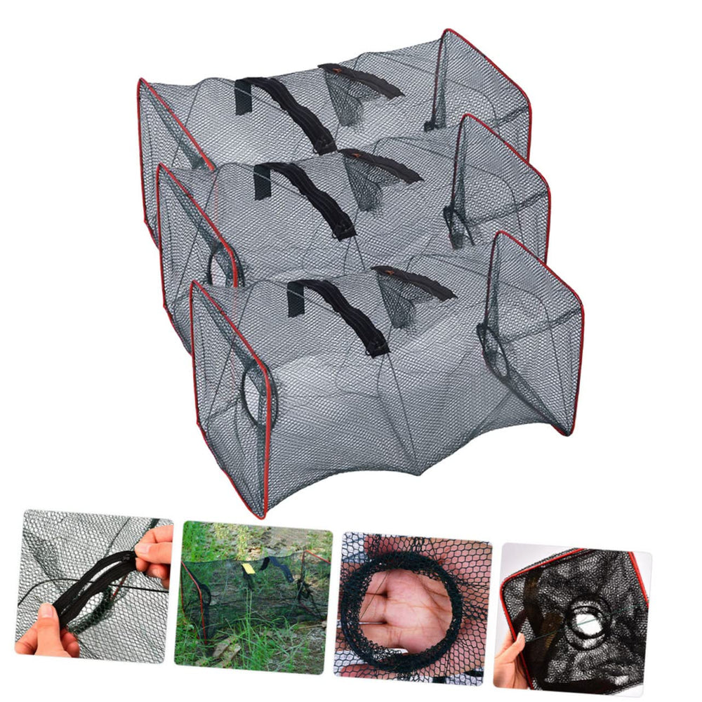 Portable folding fishnet for anglers of all skill levels