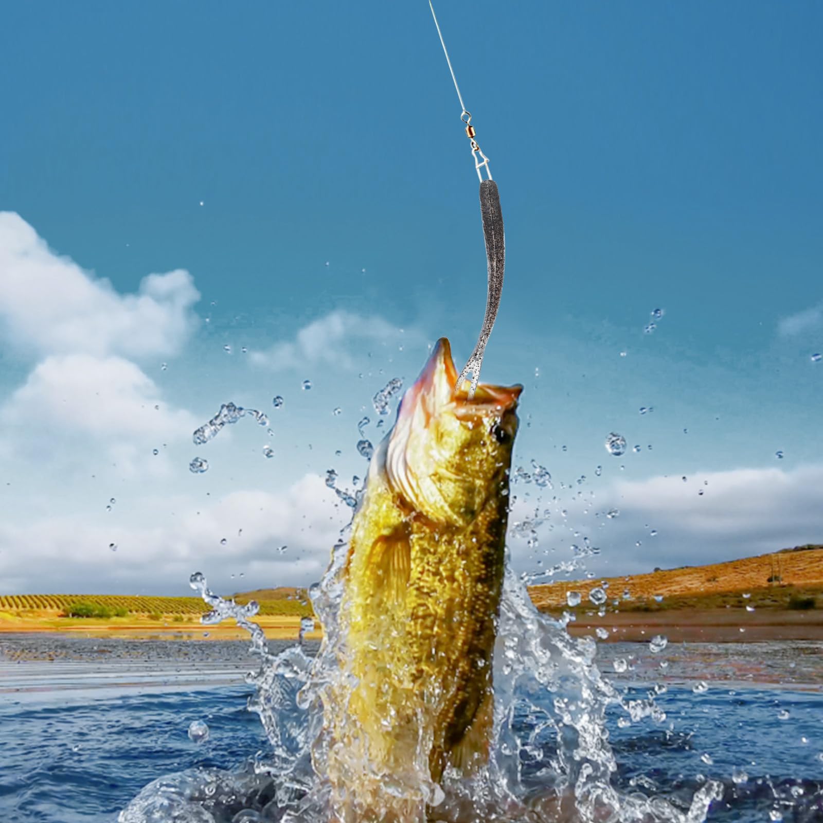 Forty lures packaged in a convenient storage bag