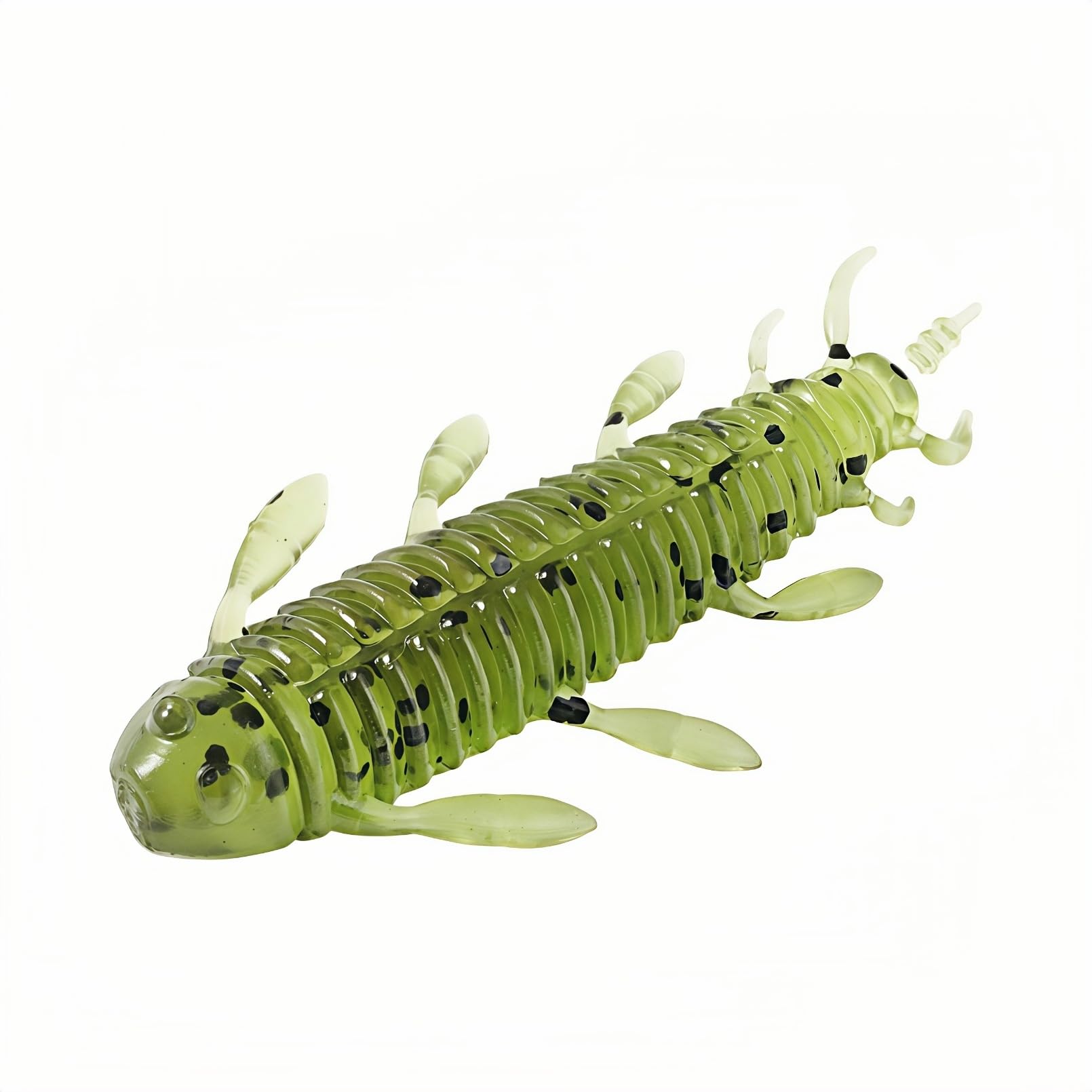Sinking action of 2.2in worm soft bait in water