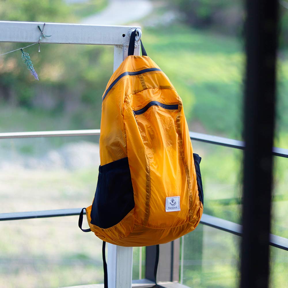 4Monster Hiking Daypack durable 30D nylon resists tears and scratches during hikes