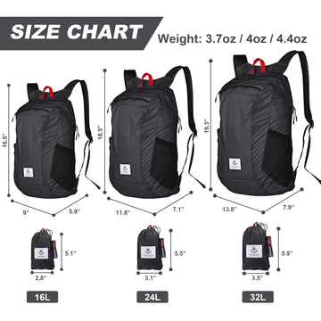 4Monster hiking daypack side pocket highlights convenient external storage for quick-access gear.
