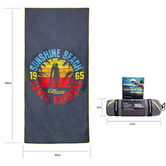 4Monster microfiber towel-fast-dry-absorbent shows quick drying and high absorbency.