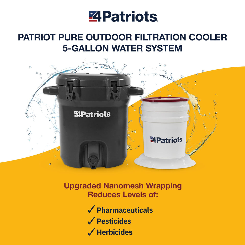 4Patriots Patriot Pure Nanomesh cartridge close-up shows precise filtration.