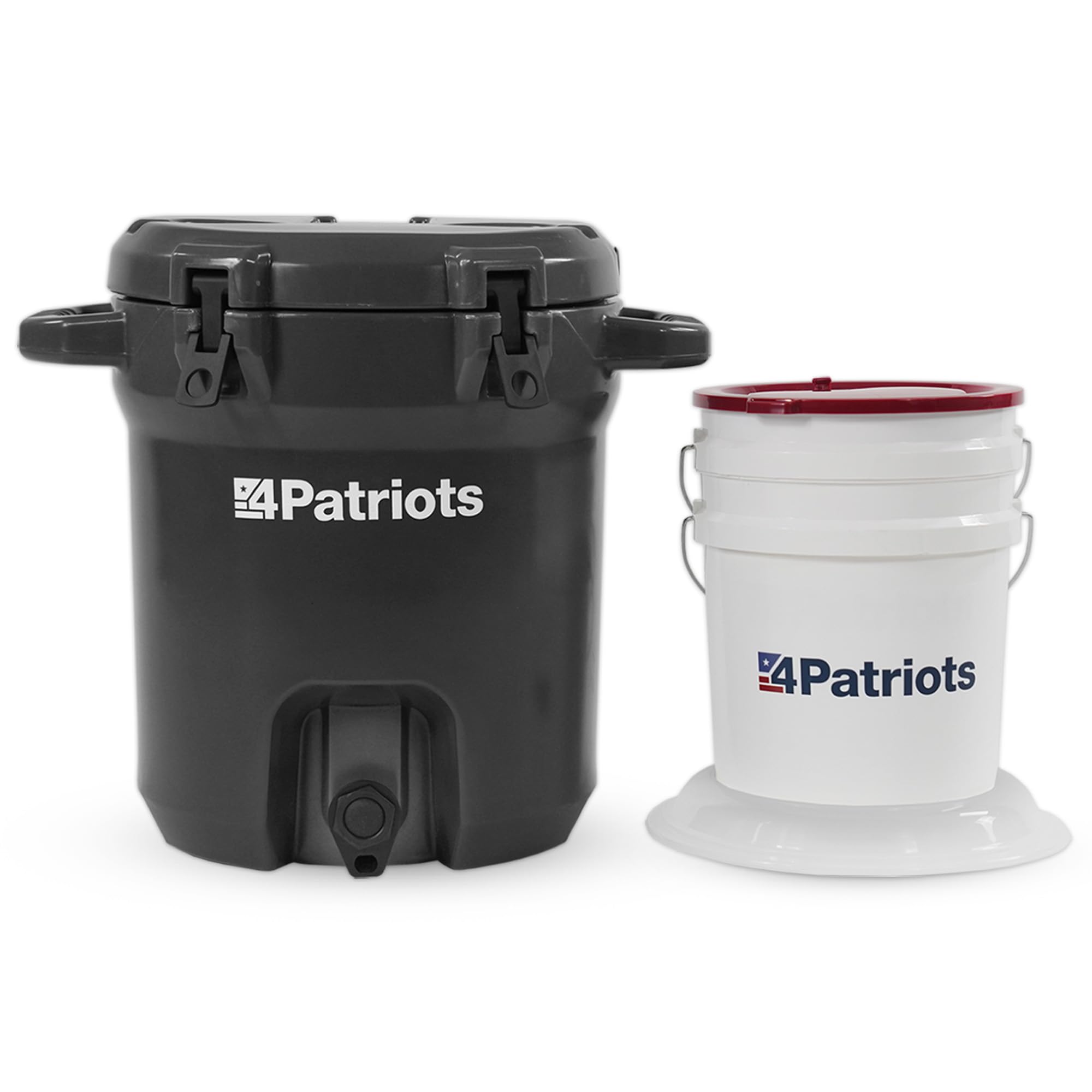 4Patriots Patriot Pure outdoor filtration cooler front view for rugged outdoor use.