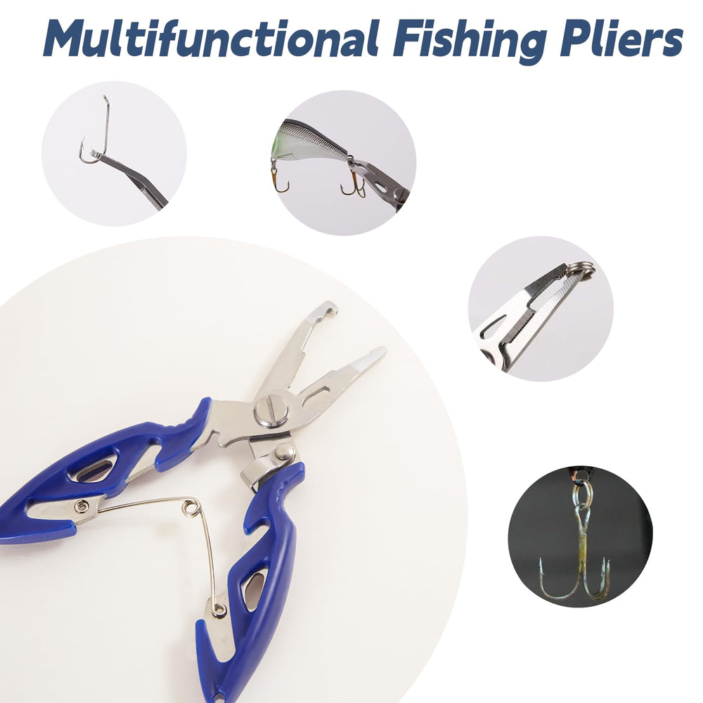 Gift-ready presentation of 4pc fishing tool kit
