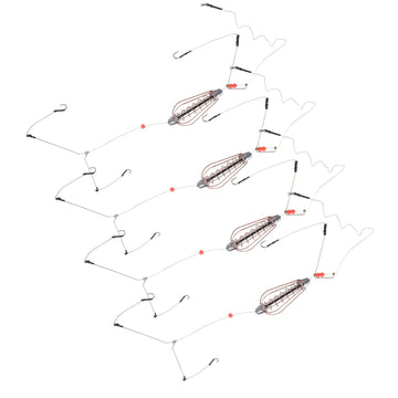 Copper bait cage spring feeder for Carp fishing